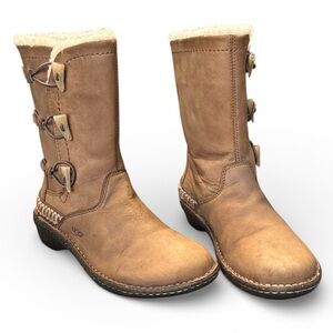 UGG Women's Tan Leather Boots